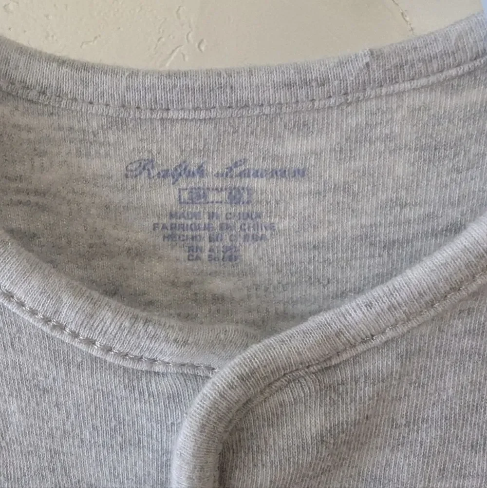 Ralph Lauren | Embroidered Pony Footed Coverall